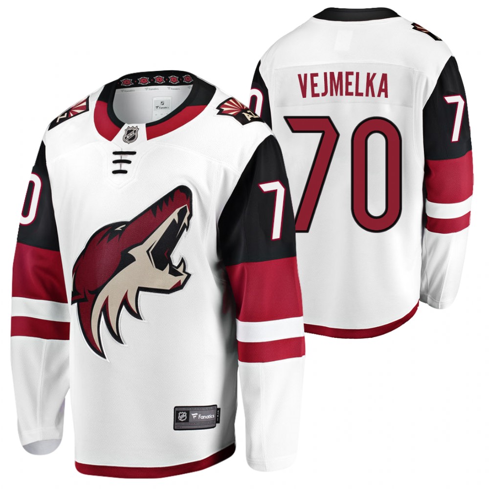 Coyotes Karel Vejmelka Jersey Away White Player Men
