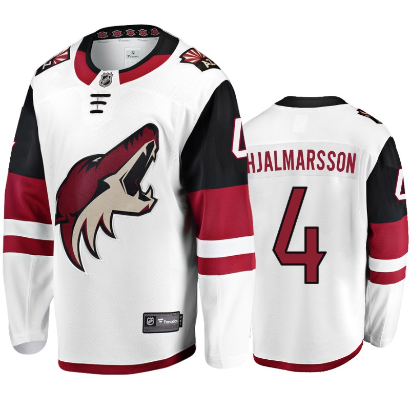 Coyotes Niklas Hjalmarsson White Breakaway Fanatics Branded Jersey