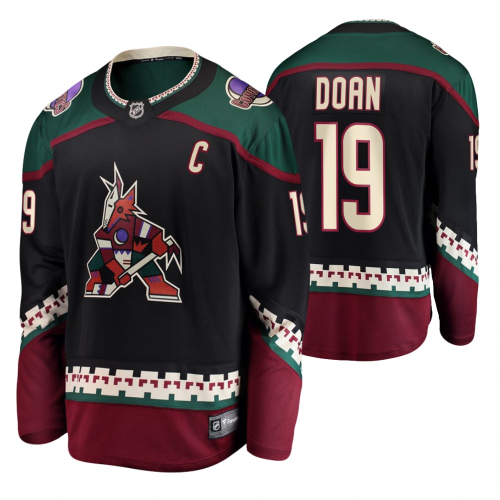 Coyotes Shane Doan Black Breakaway Player Alternate Jersey