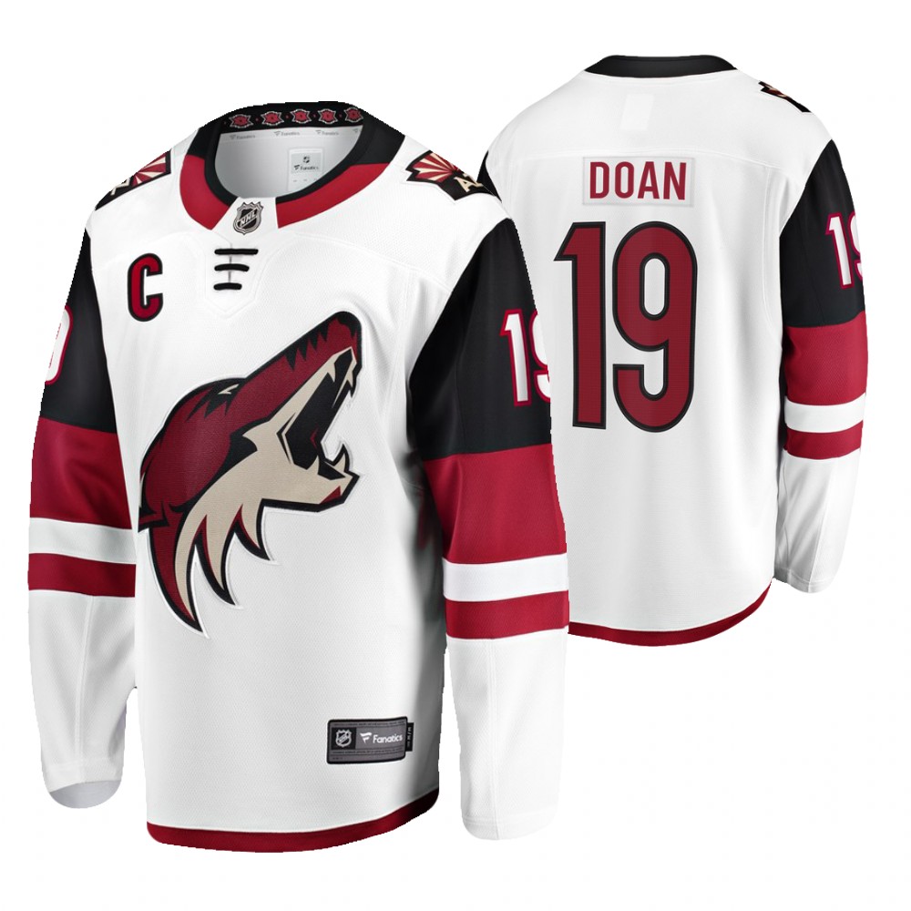 Coyotes Shane Doan White Breakaway Player Away Jersey