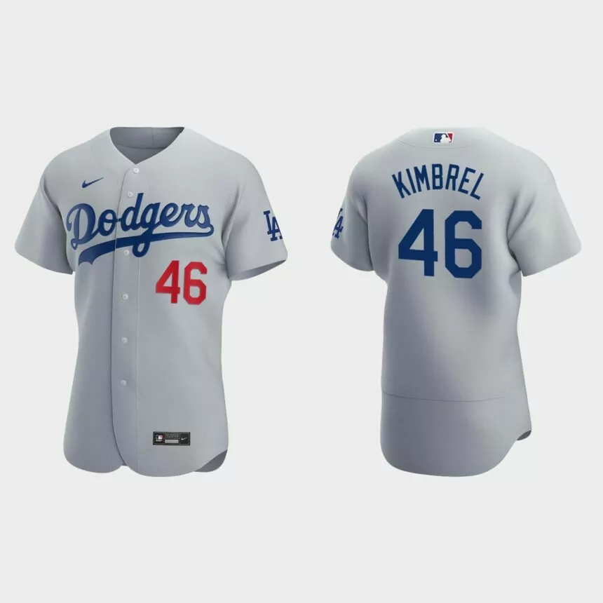 Craig Kimbrel Los Angeles Dodgers Authentic Alternate Jersey – Gray