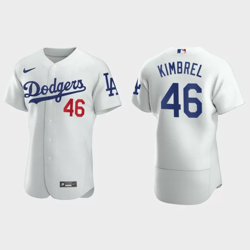 Craig Kimbrel Los Angeles Dodgers Authentic Home Jersey – White