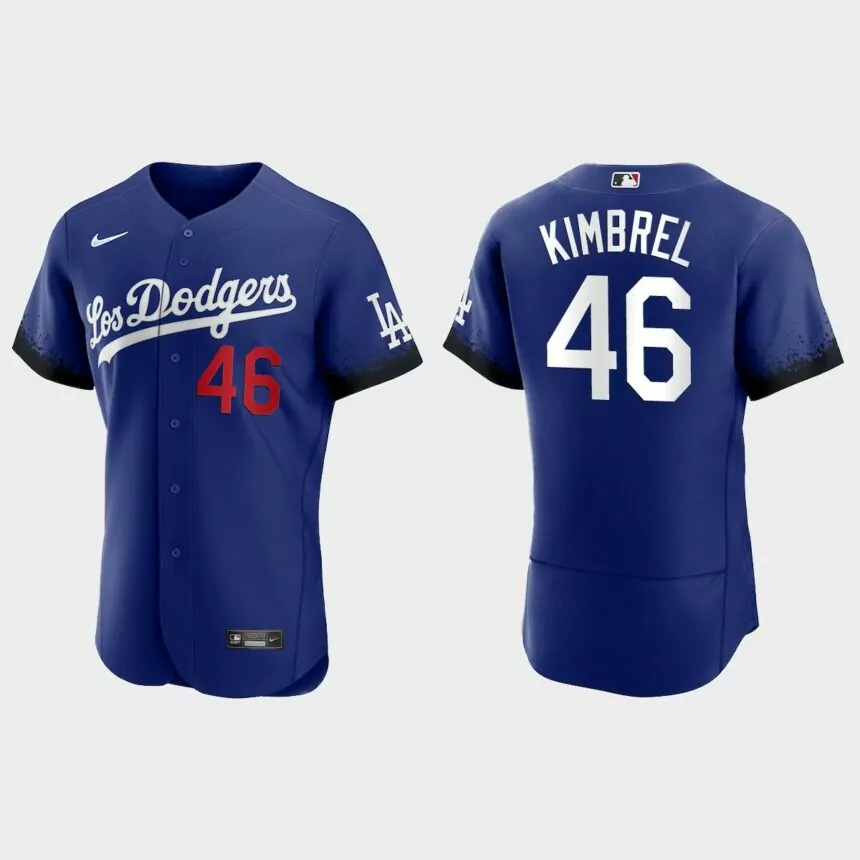 Craig Kimbrel Los Angeles Dodgers City Connect Authentic Jersey – Royal