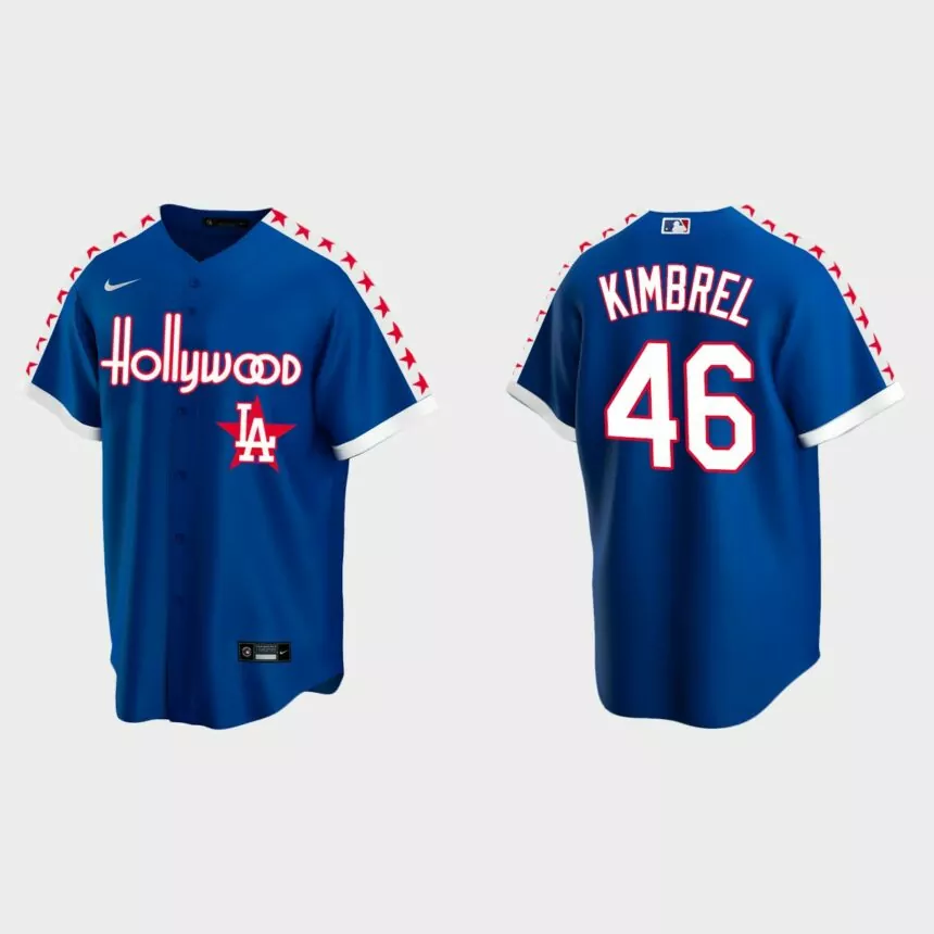 Craig Kimbrel Los Angeles Dodgers City Connect Special Edition jersey – Royal