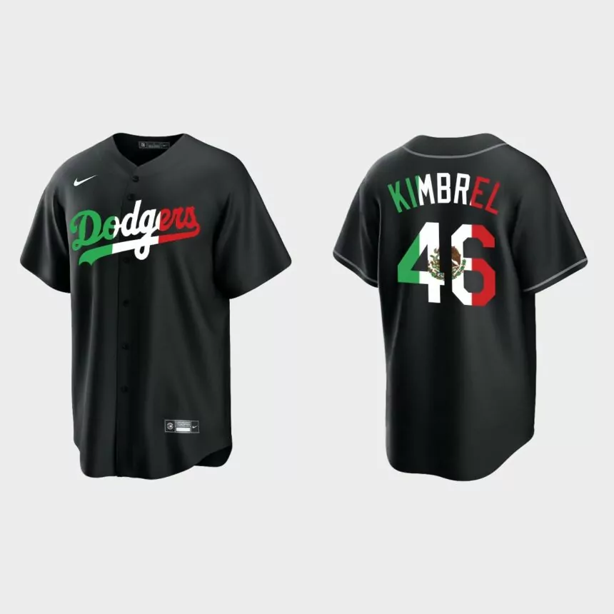 Craig Kimbrel Los Angeles Dodgers Mexican Heritage Night Replica Jersey – Black
