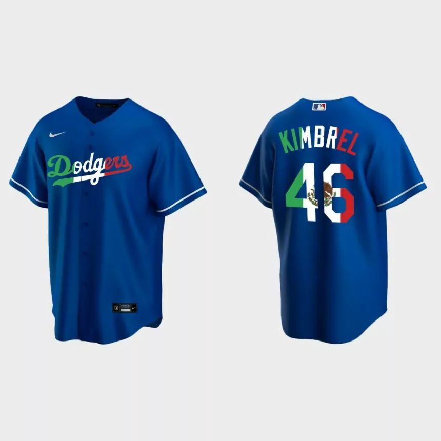 Craig Kimbrel Los Angeles Dodgers Mexican Heritage Night Replica Jersey – Royal