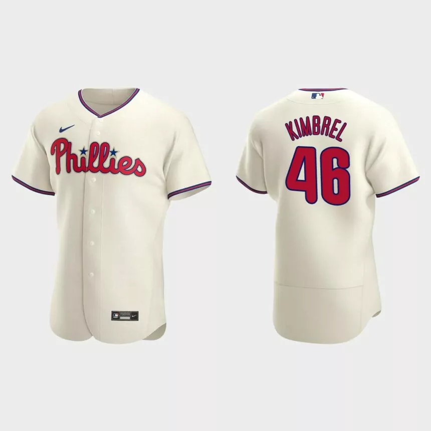 Craig Kimbrel Philadelphia Phillies Authentic Alternate Jersey – Cream