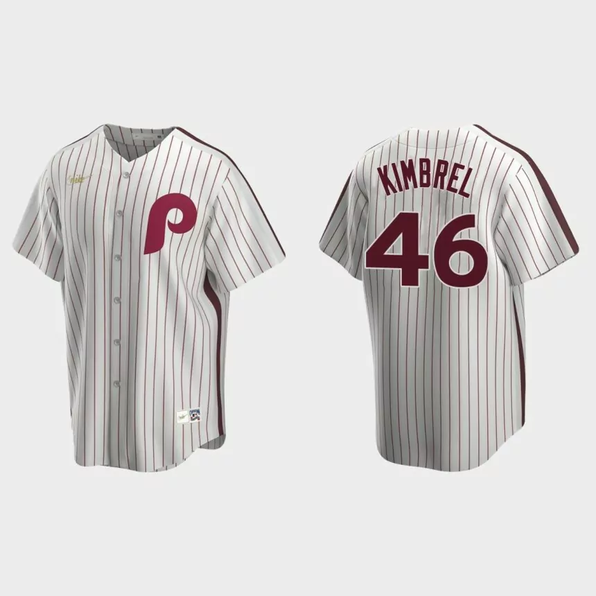 Craig Kimbrel Philadelphia Phillies Cooperstown Collection Home Jersey – White