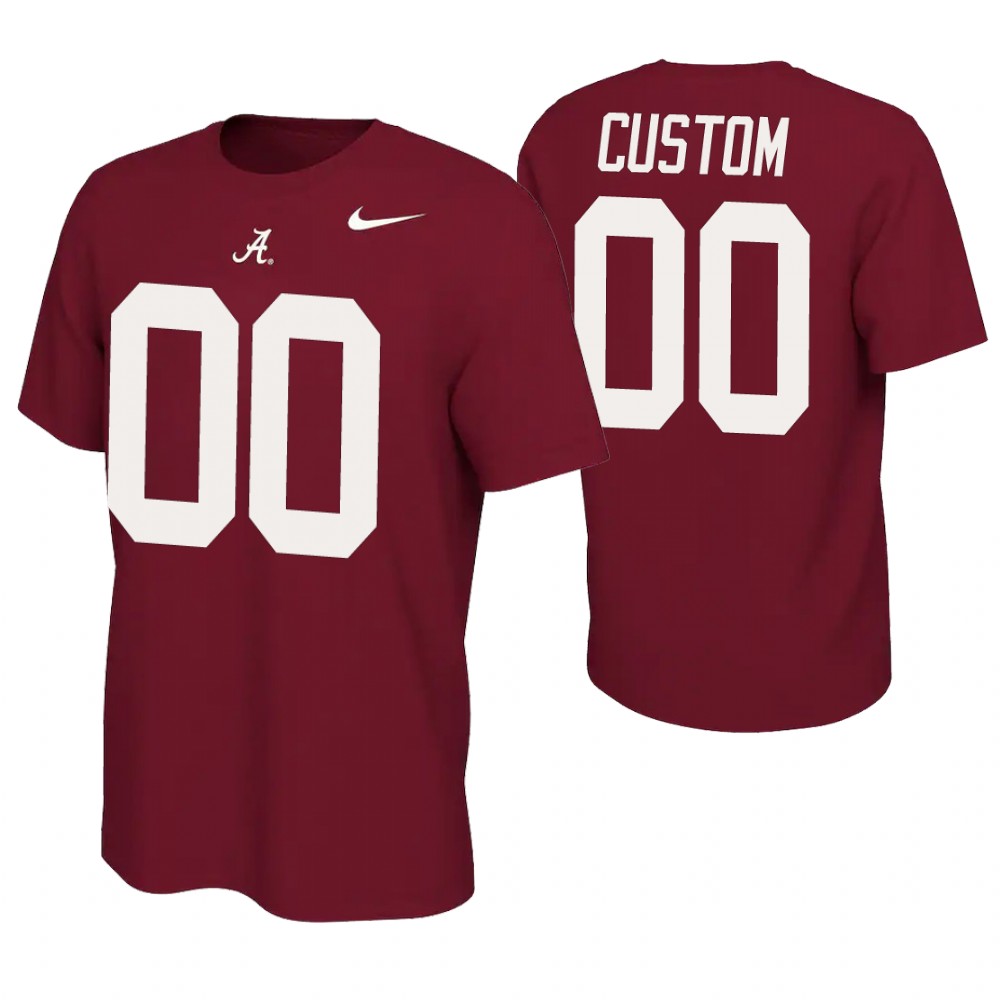 Crimson Alabama Crimson Tide Custom Retro T-Shirt
