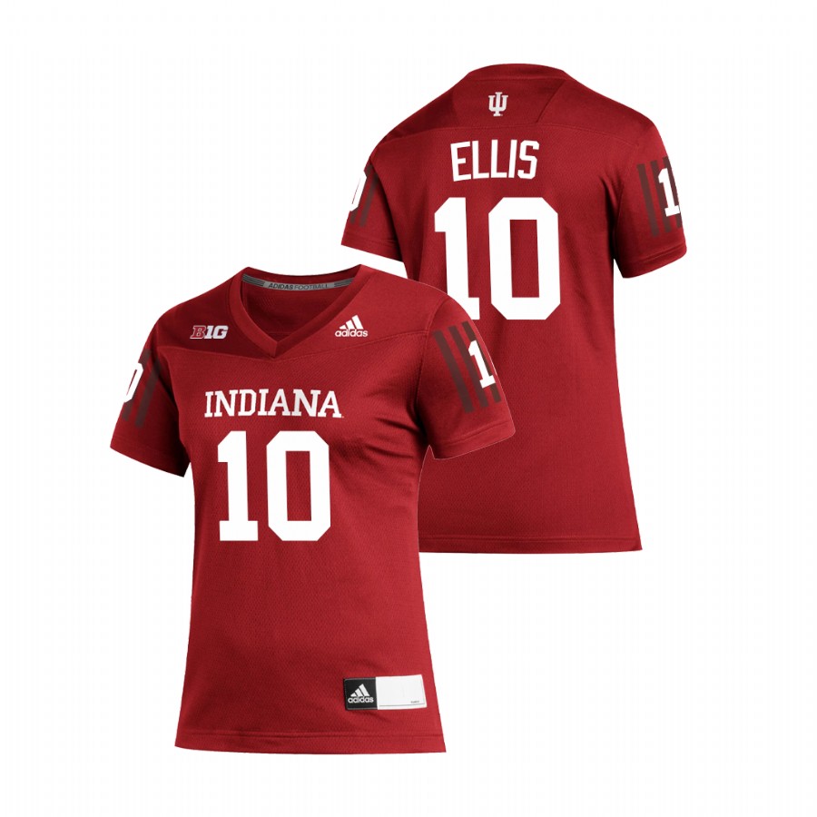 Crimson Women's Indiana Hoosiers David Ellis Replica Football Jersey
