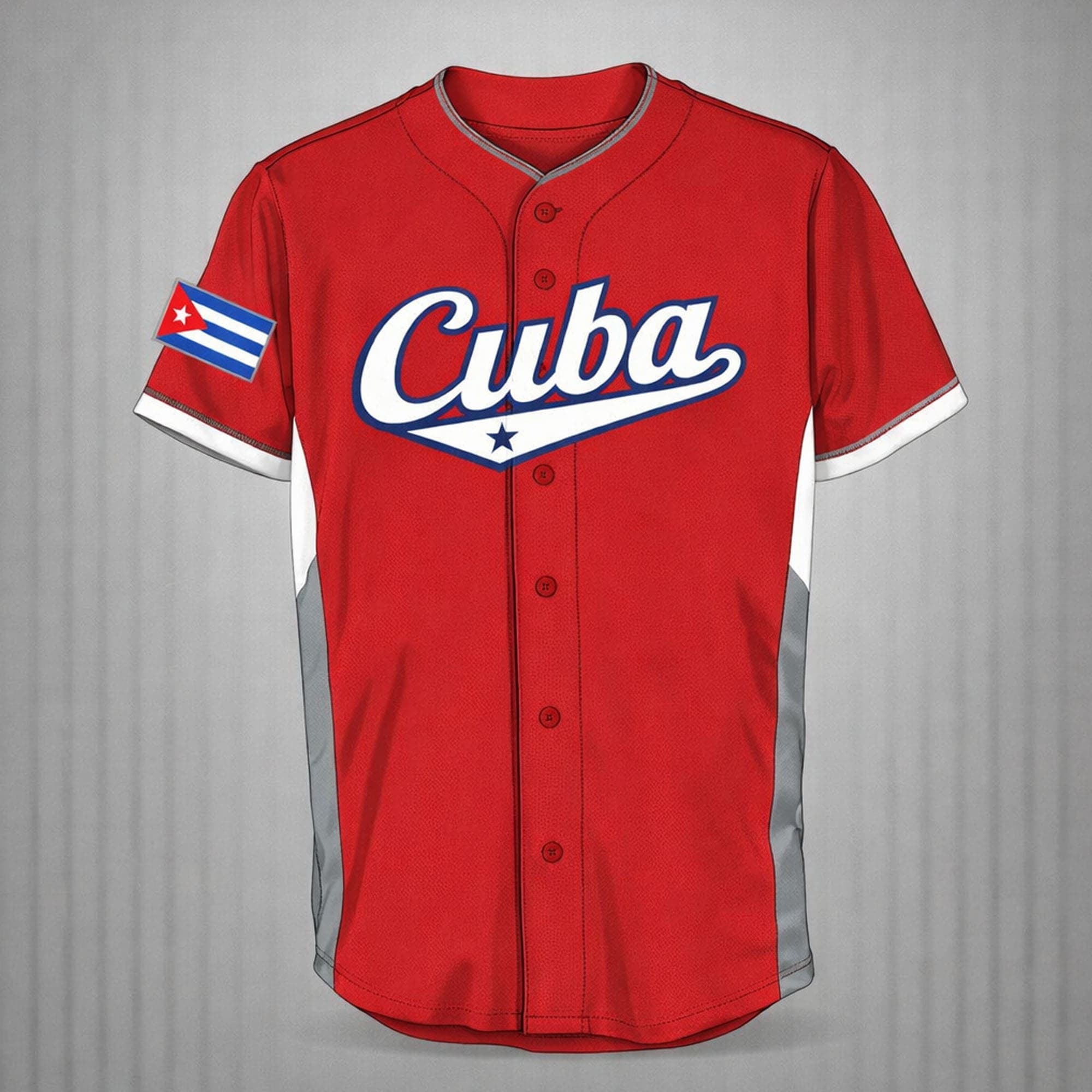 Cuba 2026 World Baseball Classic Jersey