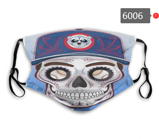 Cubs Skull Mask with PM2.5 Filter Double Protection  (2)