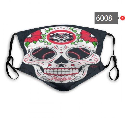 Cubs Skull Mask with PM2.5 Filter Double Protection  (4)