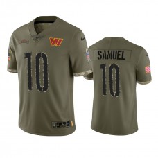 Curtis Samuel Washington Commanders Nike Olive 2022 Salute To Service Limited Jersey