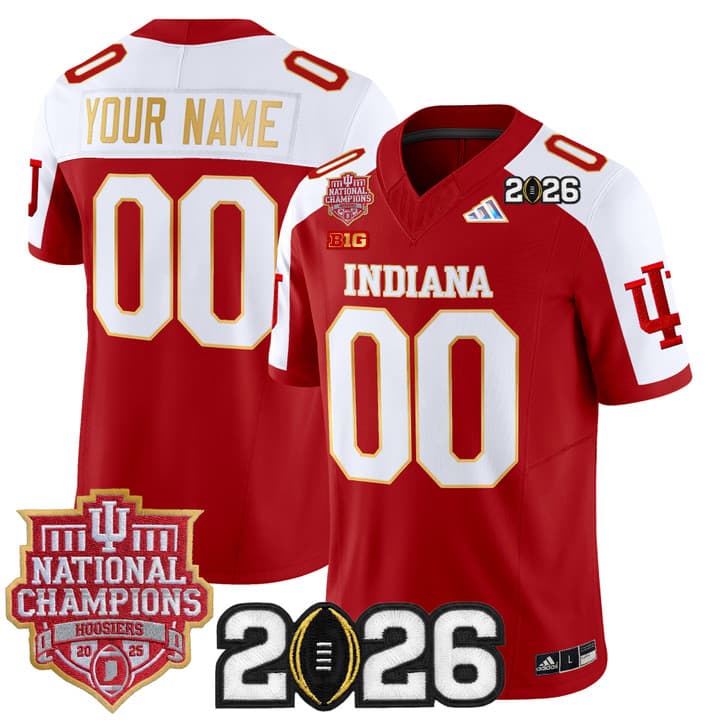 Custom  Indiana Hoosiers  2025   Vapor  Limited  Jersey  All Stitched