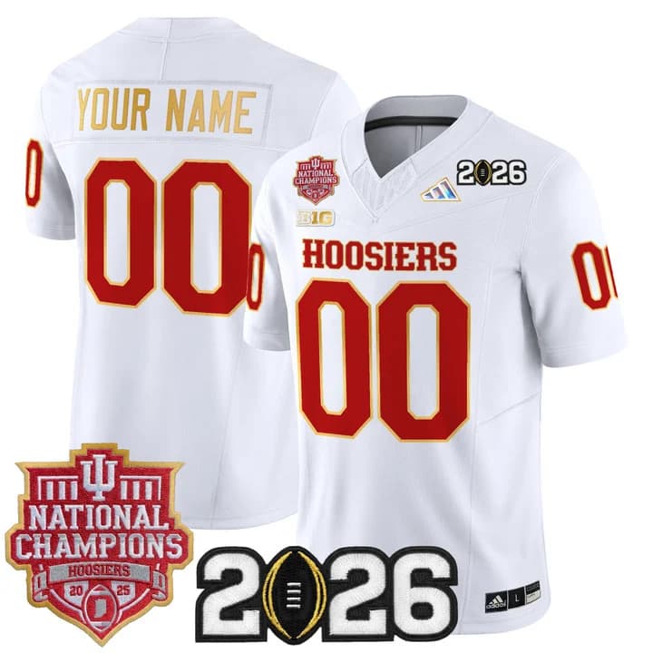 Custom  Indiana Hoosiers 2025   Vapor   Limited  Jersey - All Stitched