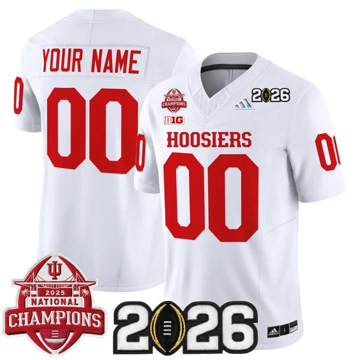 Custom  Indiana Hoosiers 2025   Vapor  Limited  Jersey  -  All Stitched