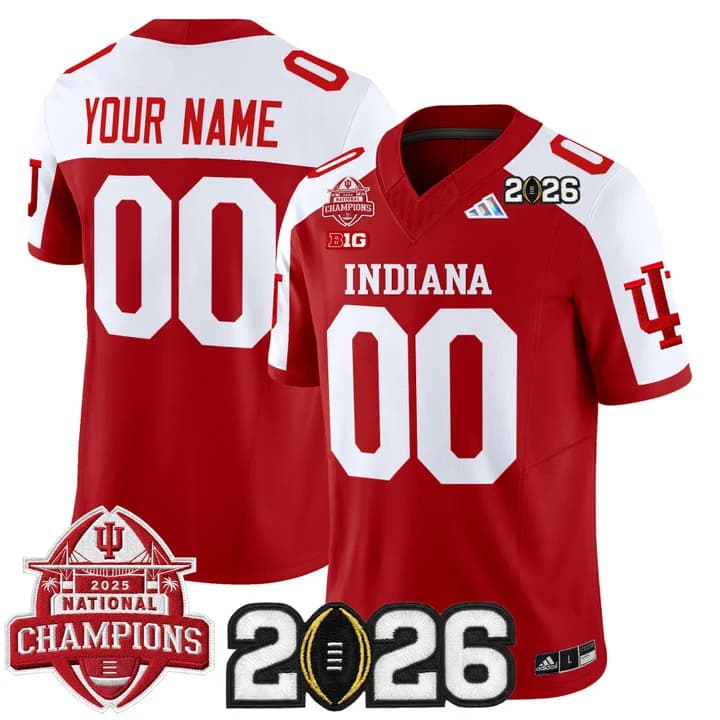 Custom  Indiana Hoosiers 2025   Vapor Limited  Jersey   -  All Stitched