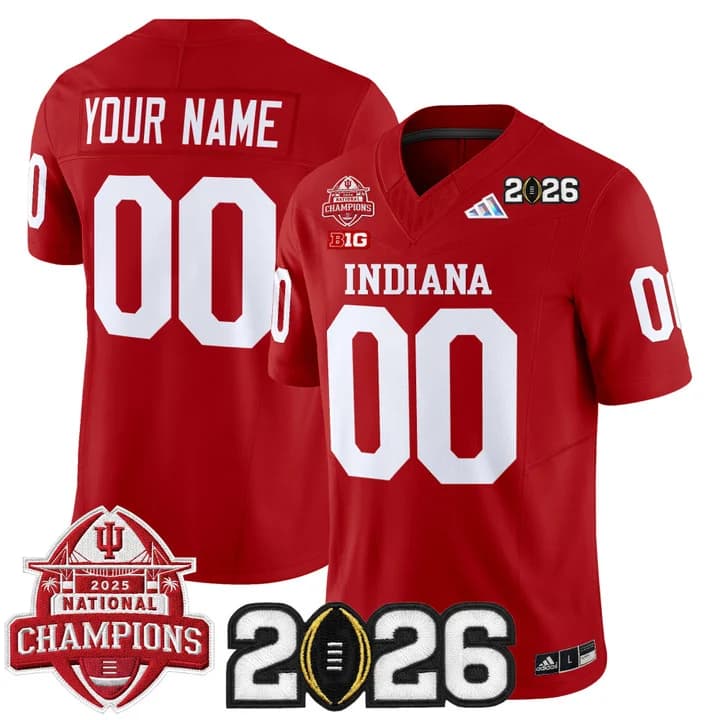 Custom  Indiana Hoosiers 2025   Vapor Limited  Jersey  -  All  Stitched