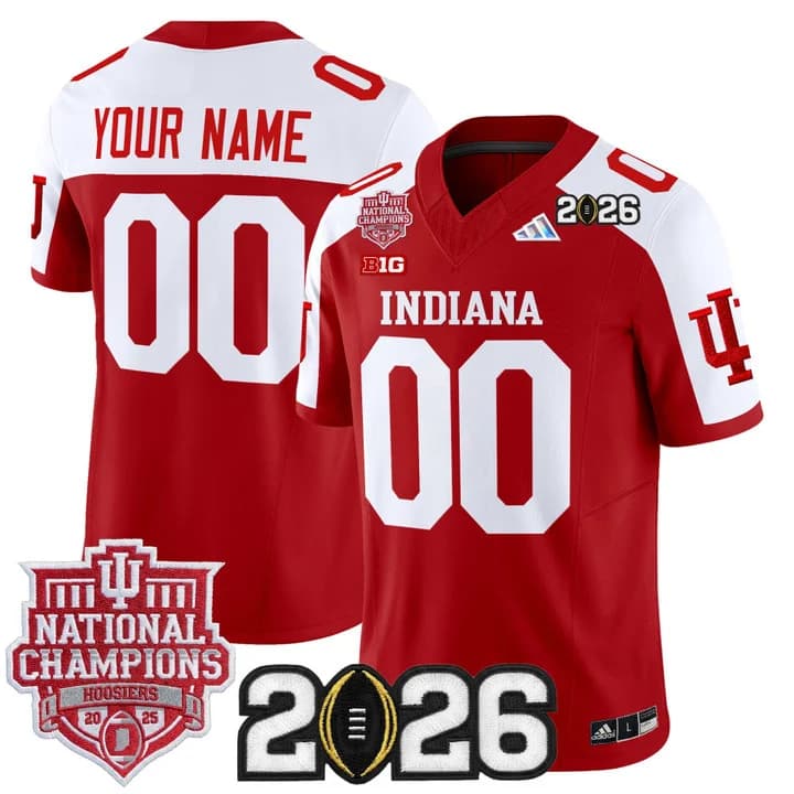 Custom  Indiana Hoosiers 2025   Vapor Limited  Jersey -   All Stitched