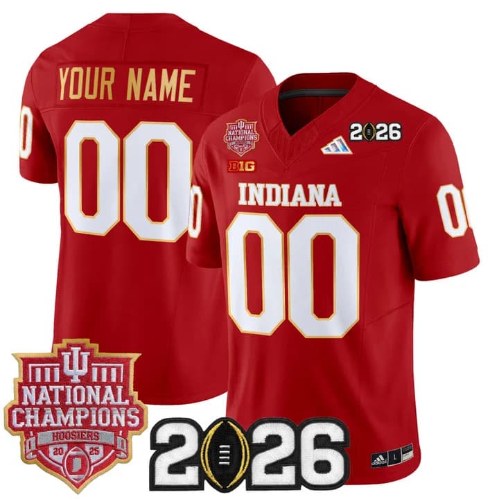 Custom  Indiana Hoosiers 2025   Vapor Limited  Jersey  - All Stitched