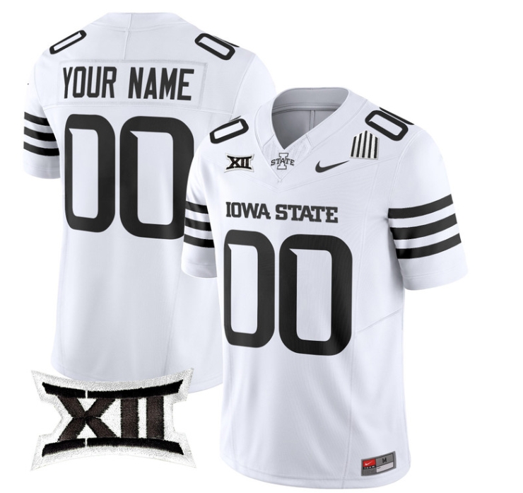 Custom  Iowa State Cyclones 2024 Vapor Limited Football  Jersey - All Stitched  CARDINALWHITE LIMITED