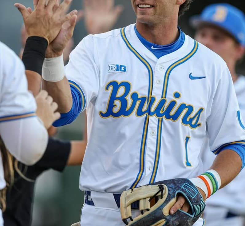 Custom  UCLA Bruins baseball    jersey