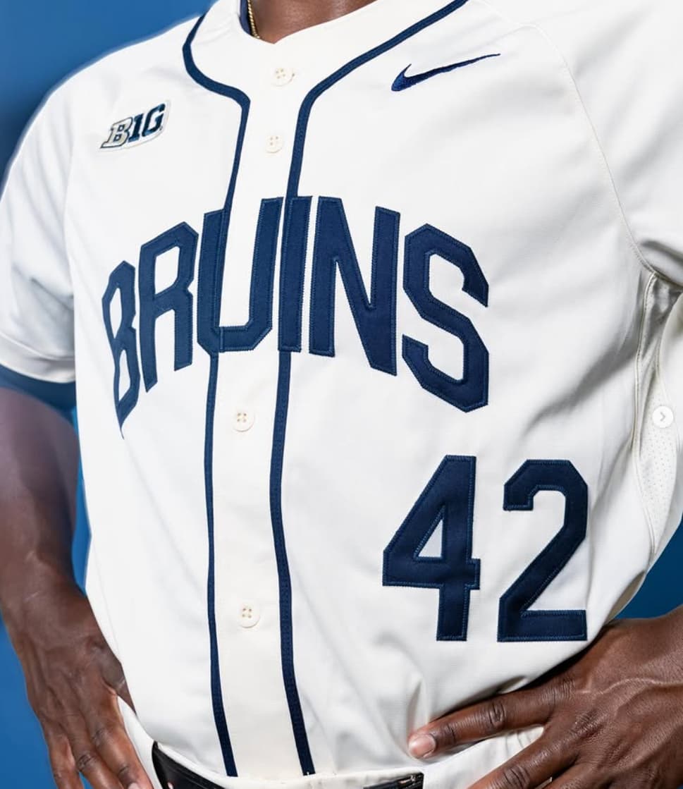 Custom  UCLA Bruins baseball jersey