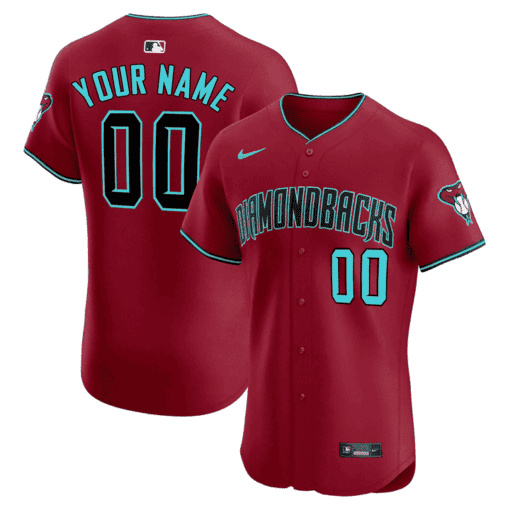 Custom Arizona Diamondbacks 2024 Flex Base baseball  Jersey – All Stitched  Red Alternate
