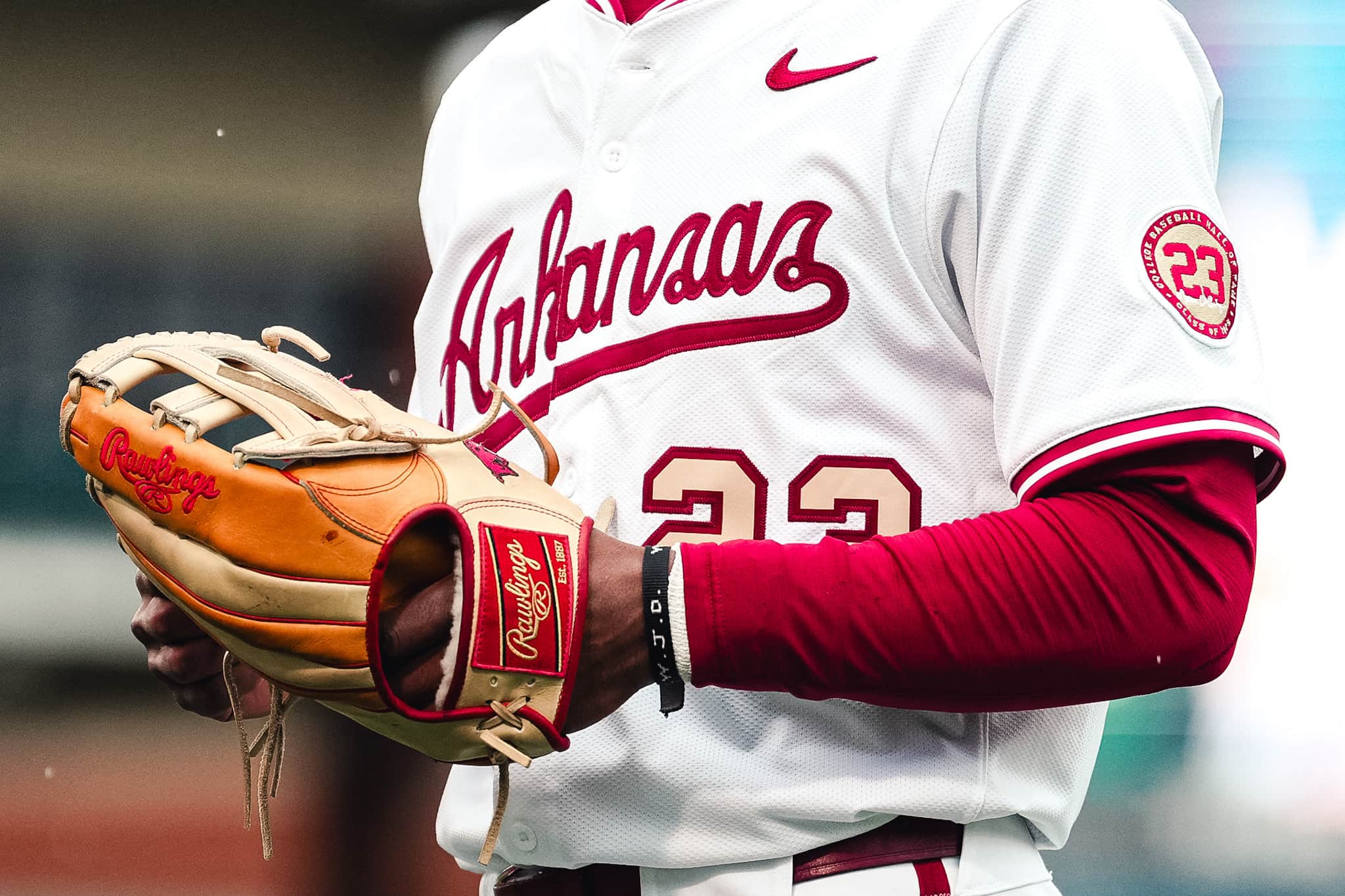 Custom Arkansas Razorback Baseball? jersey