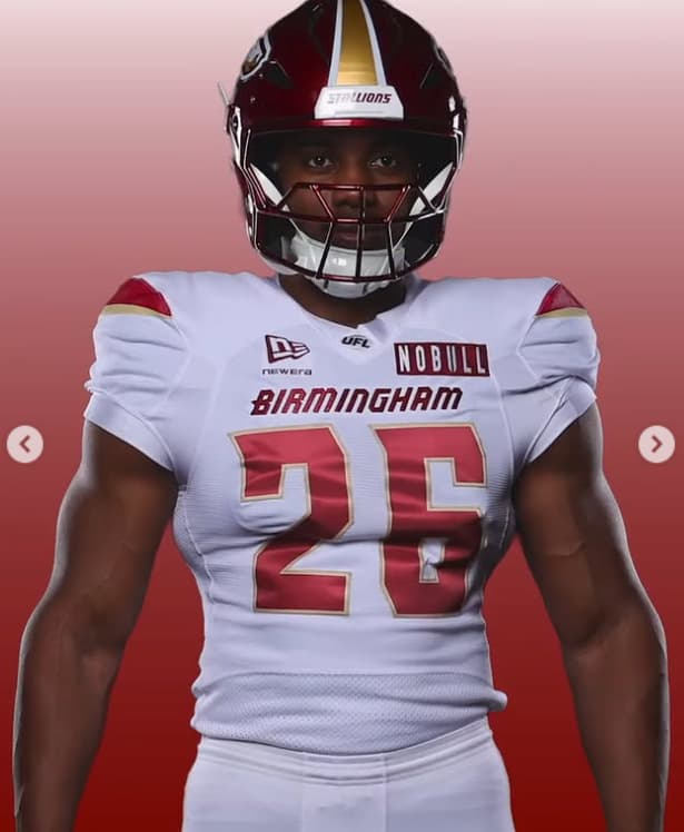 Custom Birmingham Stallions  football jersey
