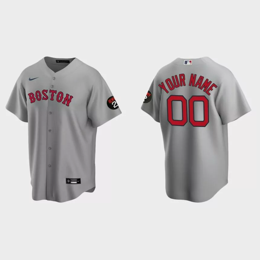 Custom Boston Red Sox 2022 Replica Jersey – Gray