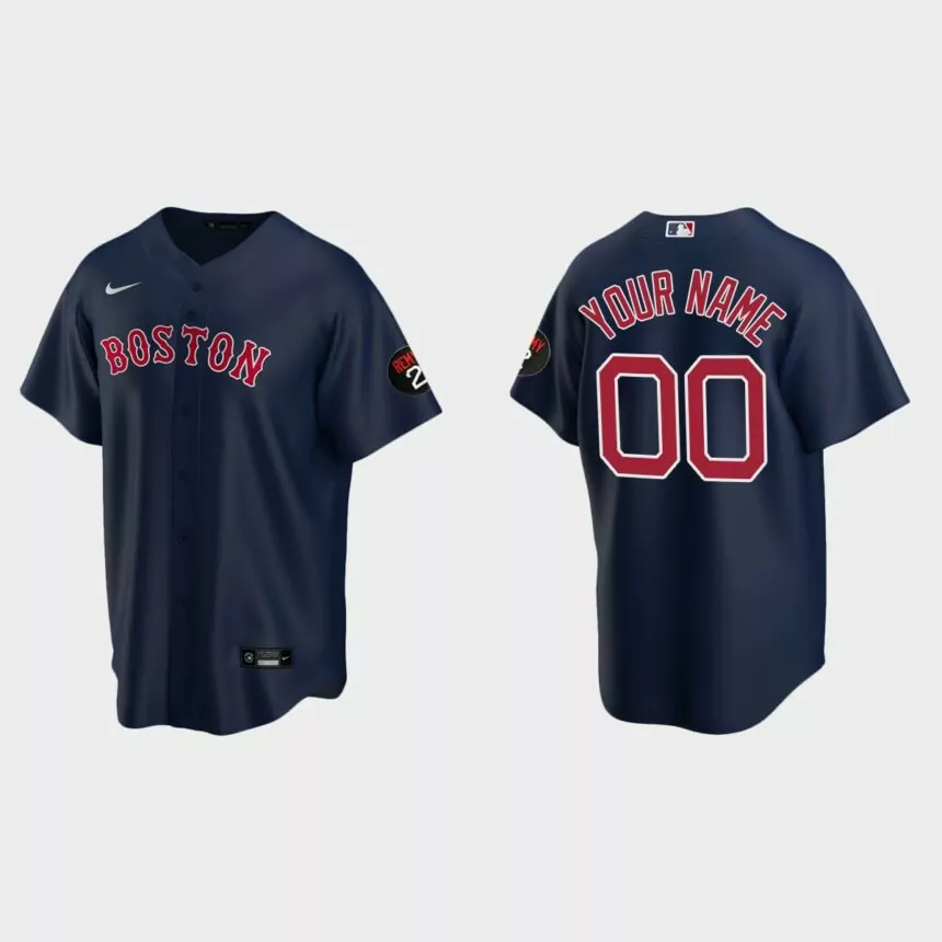 Custom Boston Red Sox 2022 Replica Jersey – Navy