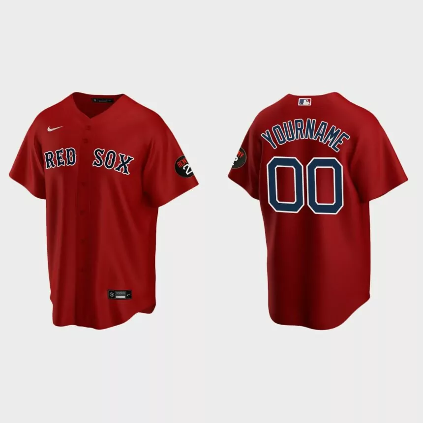 Custom Boston Red Sox Replica Jerry Remy Jersey – Red