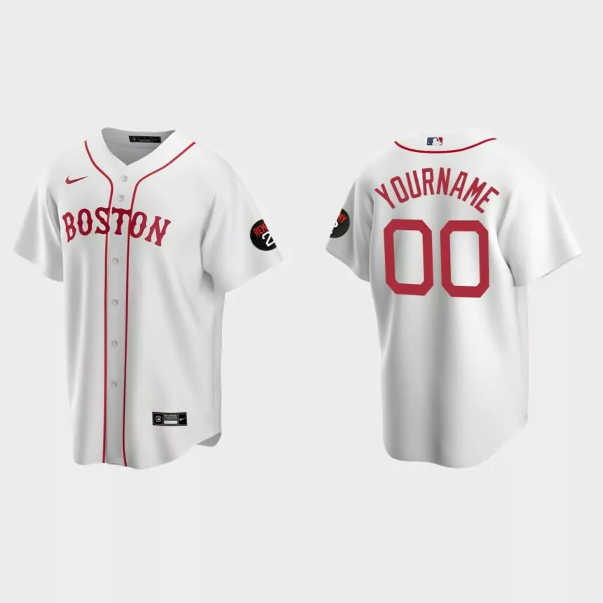 Custom Boston Red Sox Replica Jerry Remy Jersey – White