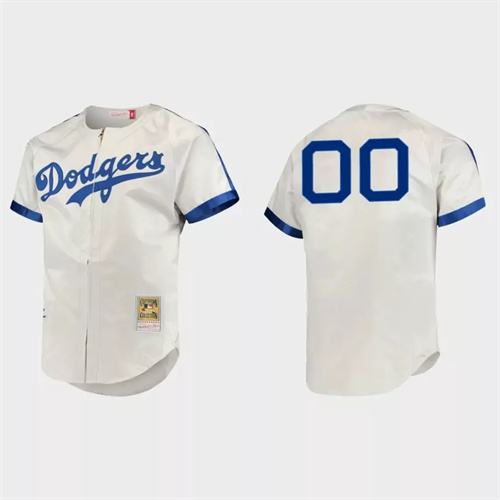 Custom Brooklyn Dodgers Cooperstown Authentic Jersey – Gray.jpg