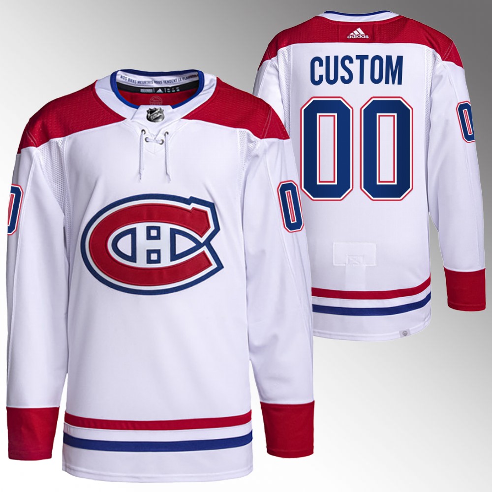 Custom Carolina Hurricanes White Authentic Pro Away PrimeGreen Jersey