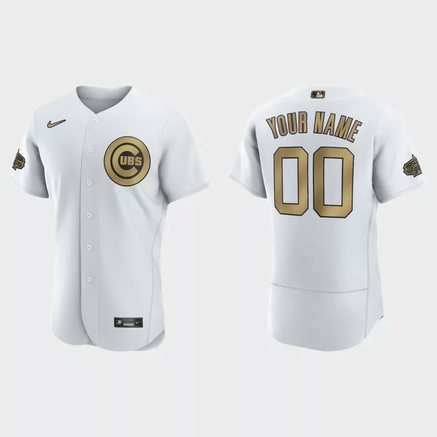 Custom Chicago Cubs 2022 MLB All-Star Game Authentic Jersey – White