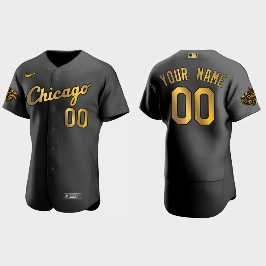 Custom Chicago White Sox 2022 MLB All-Star Game Authentic Jersey – Black
