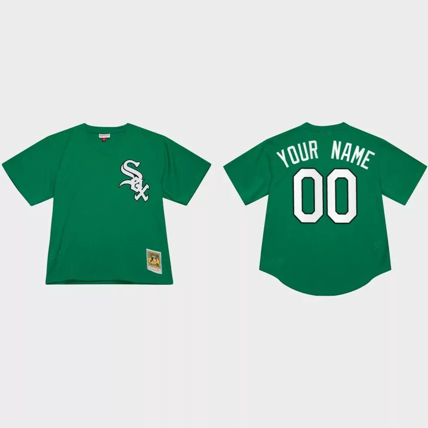 Custom Chicago White Sox St. Patrick’s Day Authentic Jersey – Green
