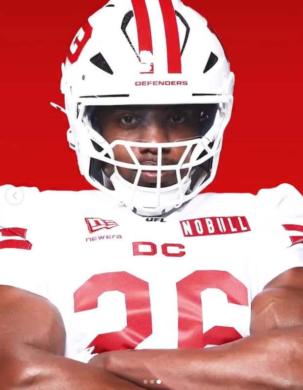 Custom DC Defenders football  jersey