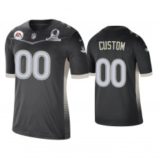 Custom Denver Broncos #00 2021 AFC Pro Bowl Game Anthracite Jersey