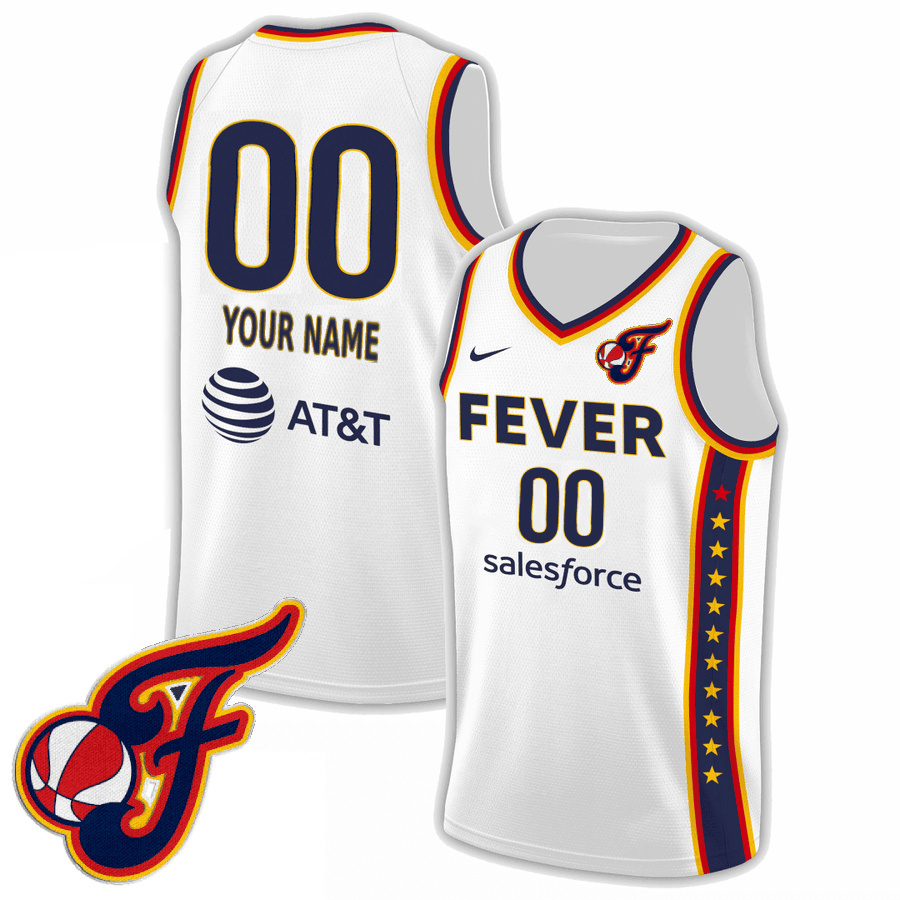 Custom GenderName Indiana Fever 2425 Jersey - Logo Patch