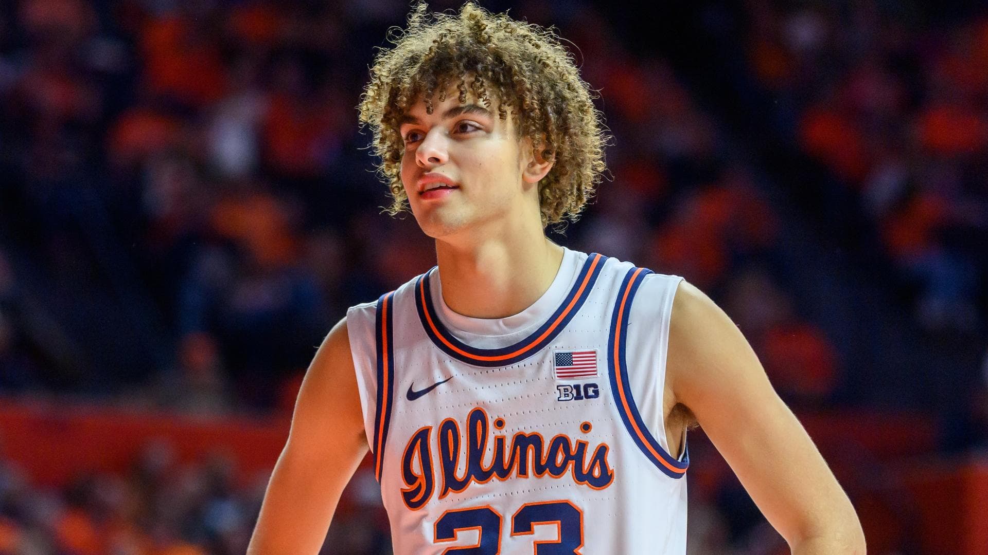 Custom Illinois Fighting Illini   College basketball    Jersey