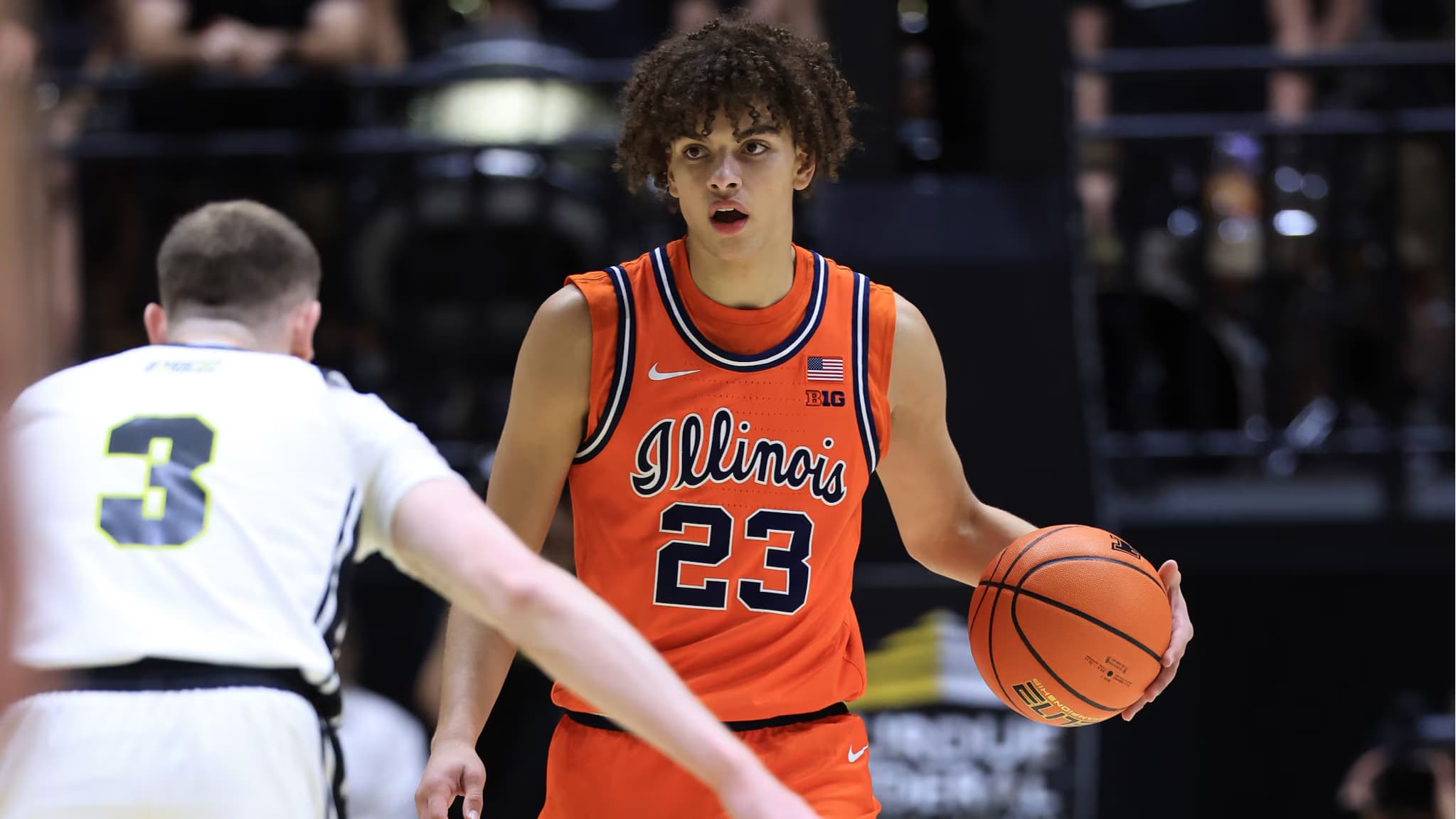 Custom Illinois Fighting Illini College basketball    Jersey
