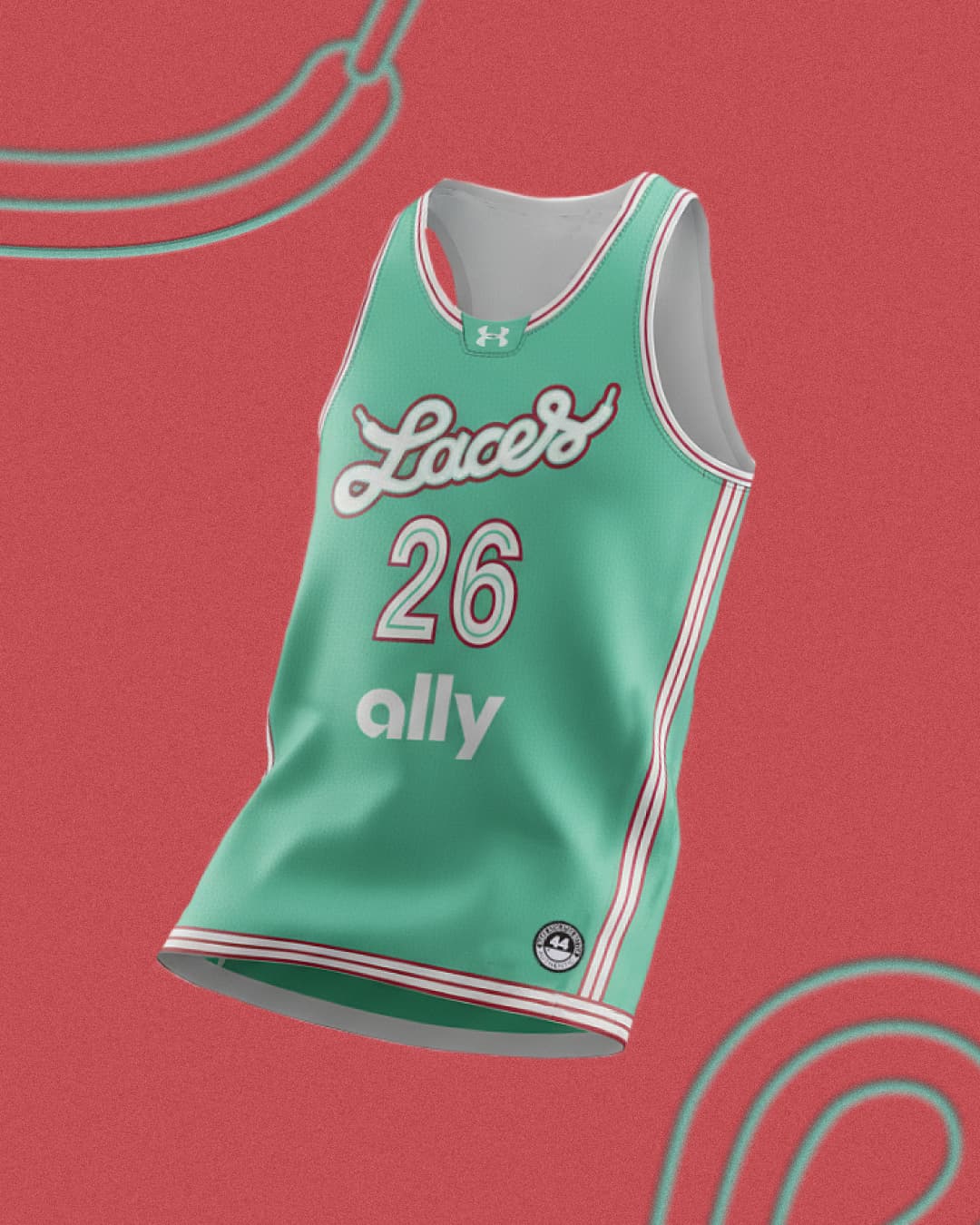 Custom Laces Basketball Club Under Armour Jersey