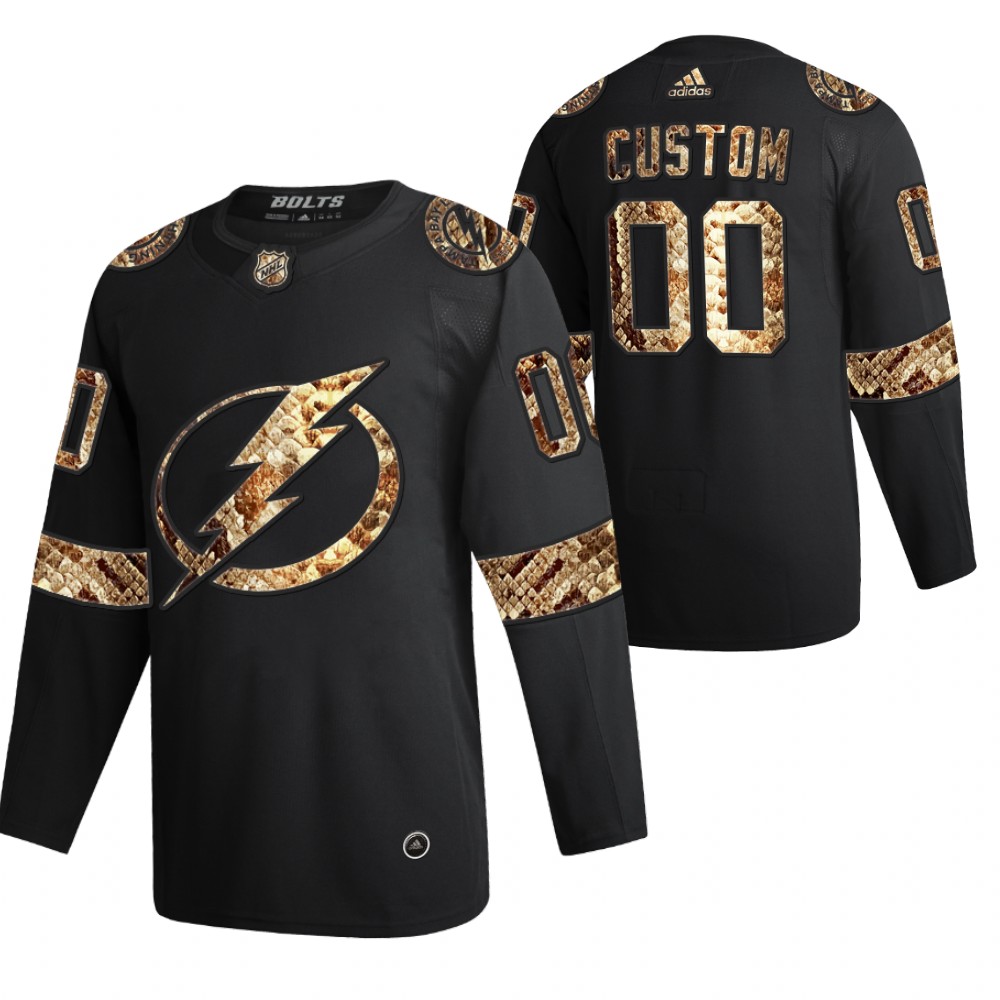 Custom Lightning Python Skin Black 2021 Exclusive Edition Jersey