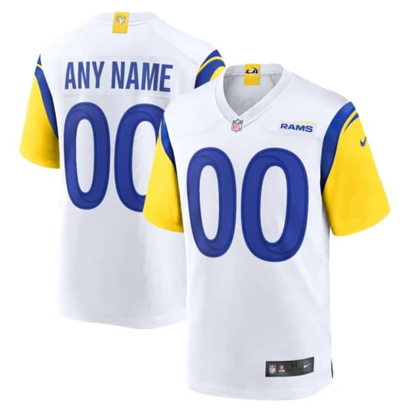 Custom Los Angeles  Rams  Game  Jersey – All Stitched