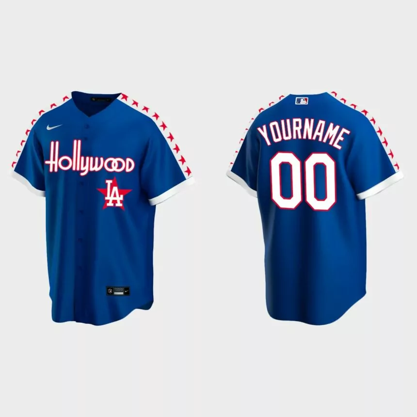 Custom Los Angeles Dodgers City Connect Special Edition jersey – Royal