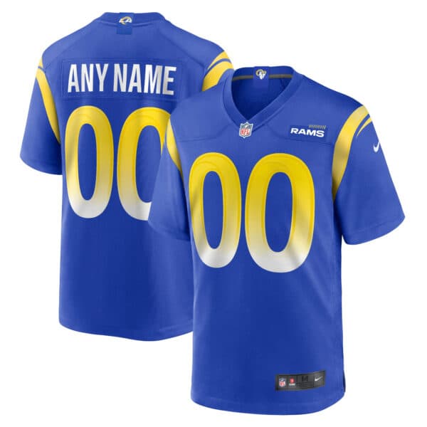 Custom Los Angeles Rams  Game  Jersey – All Stitched